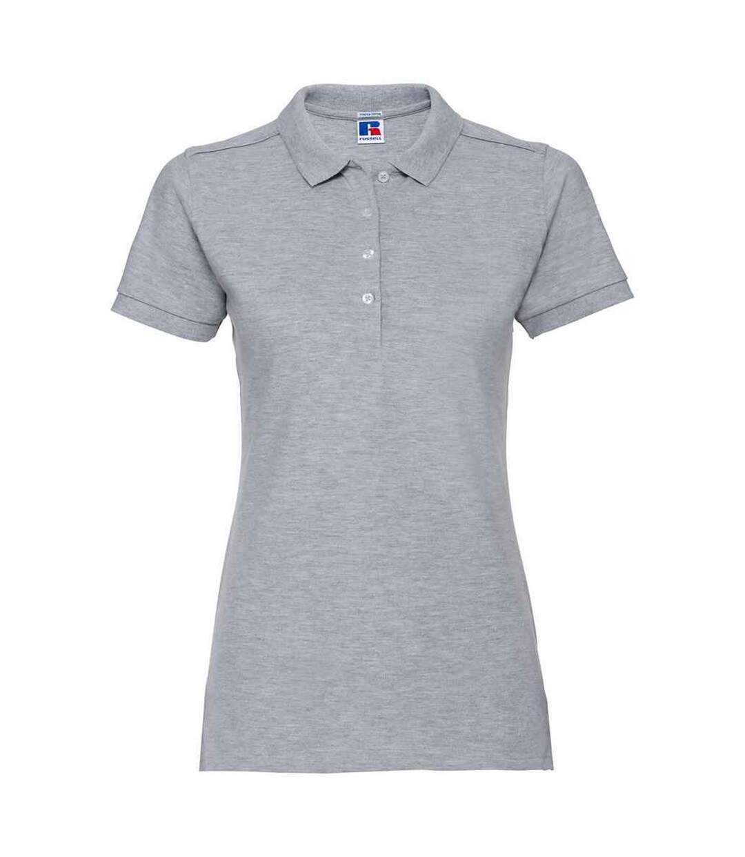 Polo femme oxford clair Russell-1