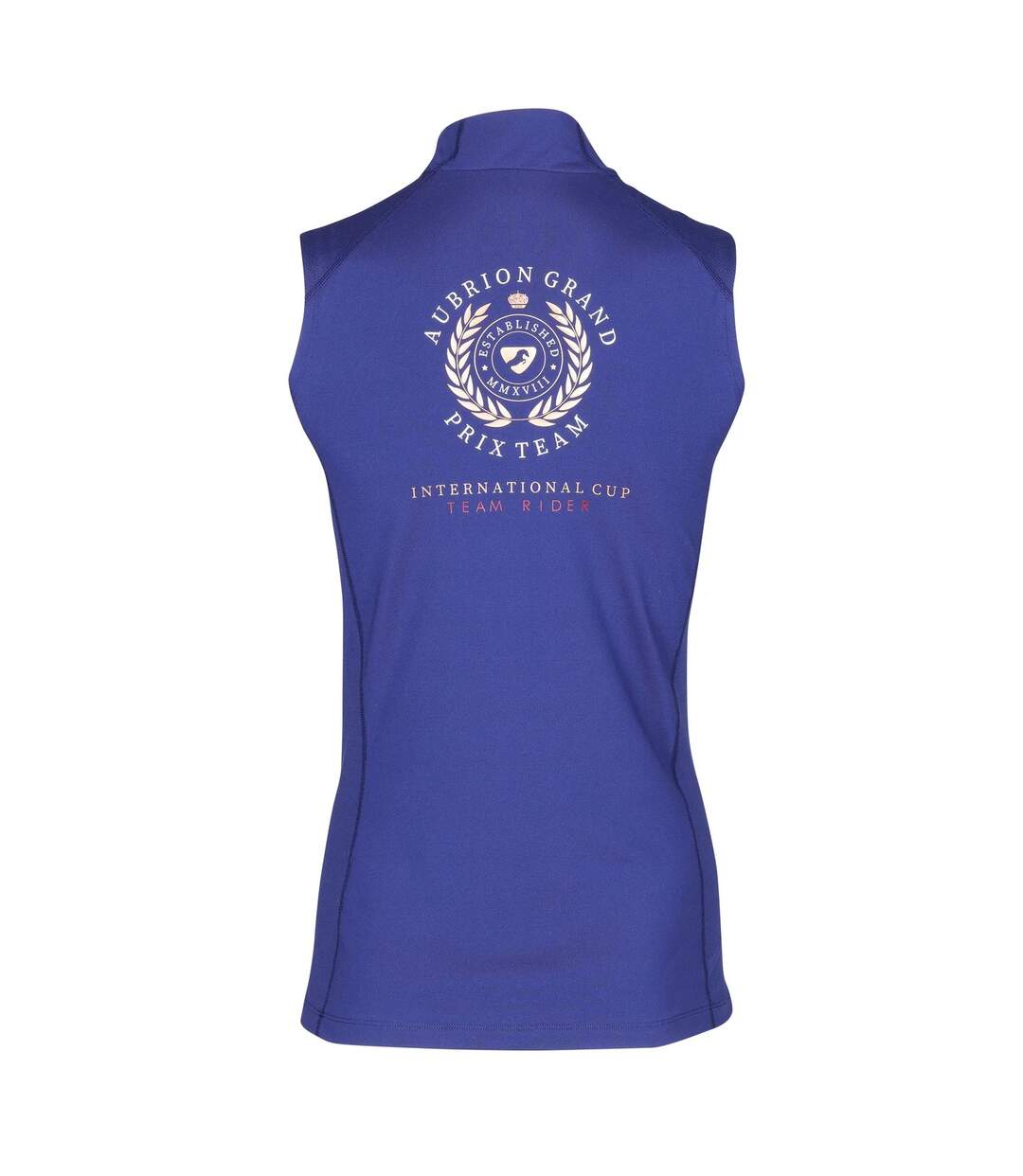 Haut thermique team femme bleu marine Aubrion-2