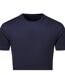 T-shirt Motif/style Texturé Homme Bleu Marine Foncé TriDri-2