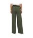 Pantalon fluide vert femme vila josa-2