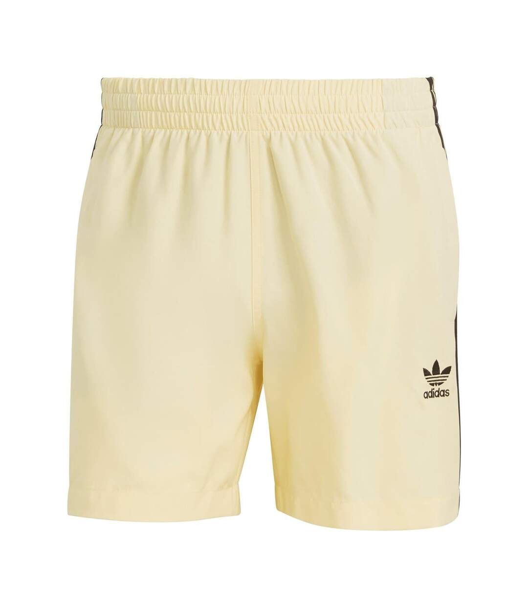 Short De Bain Motif/style 3 Rayures Originals Homme Jaune Noir Adidas-2