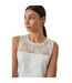 Haut Femme Blanc Cassé Principles-4