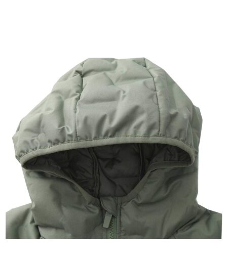 Womens/ladies Puffer Jacket Khaki Green Karrimor