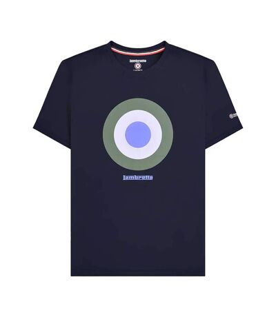 T-shirt Style Cible Homme Bleu Marine Lambretta