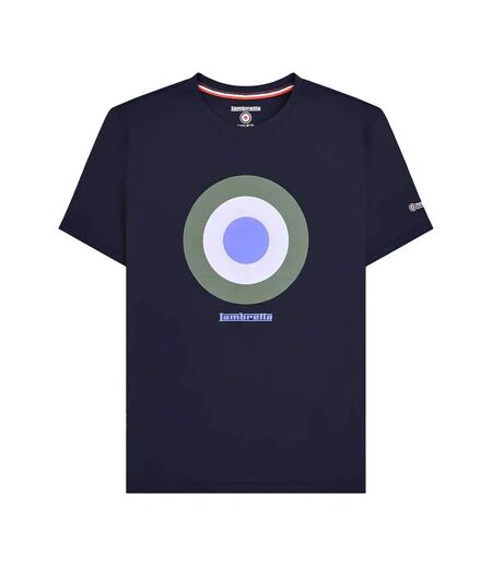 T-shirt Style Cible Homme Bleu Marine Lambretta