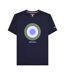 T-shirt Style Cible Homme Bleu Marine Lambretta-1