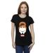Disney - T-shirt BIG HERO BAYMAX KITTEN FACE - Femme (Noir) - UTBI13376-2