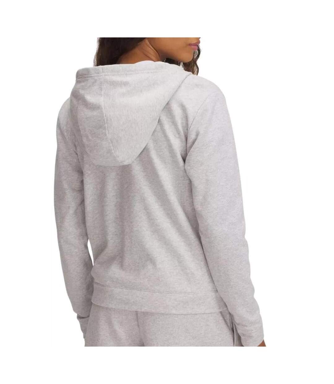 Sweat gris femme under armour rival terry-2