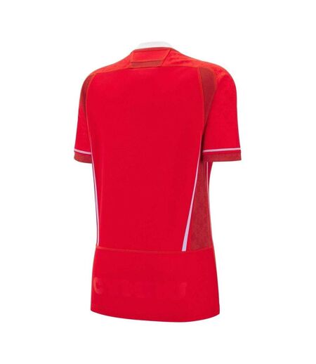 Maillot Domicile Motif/style Wales Ru World Cup Femme Rouge Macron