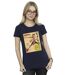 Disney - T-shirt BIG HERO BAYMAX HONEY LEMON NEWSPAPER - Femme (Bleu marine) - UTBI13109-2