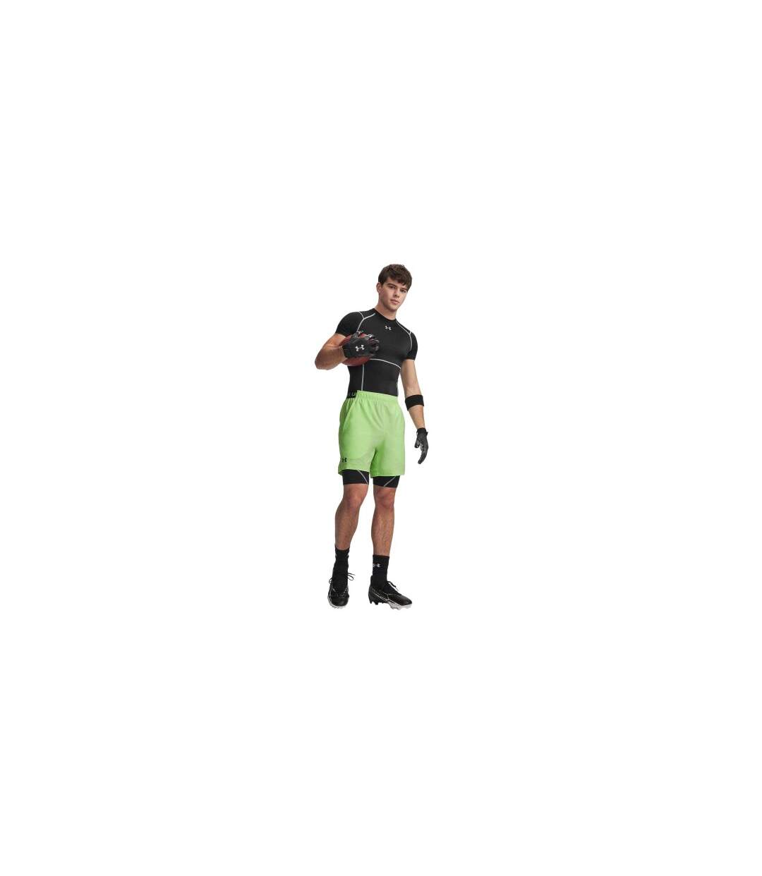 Short Homme Noir Under Armour-1