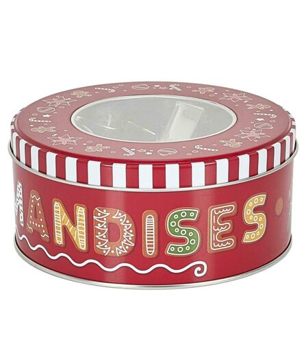 Boite de rangement en métal de Noël collection Mes petites gourmandises 1 pièce
