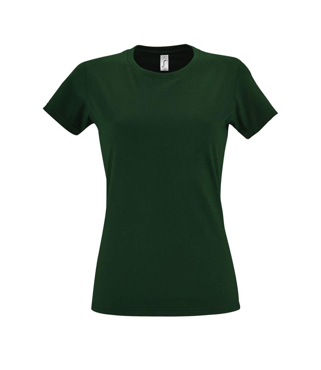 T-shirt imperial femme vert bouteille SOLS