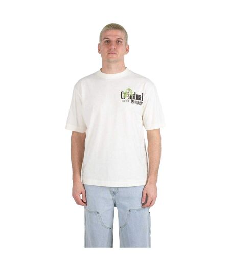 Mens Kenshin Oversized T-shirt Off White Criminal Damage