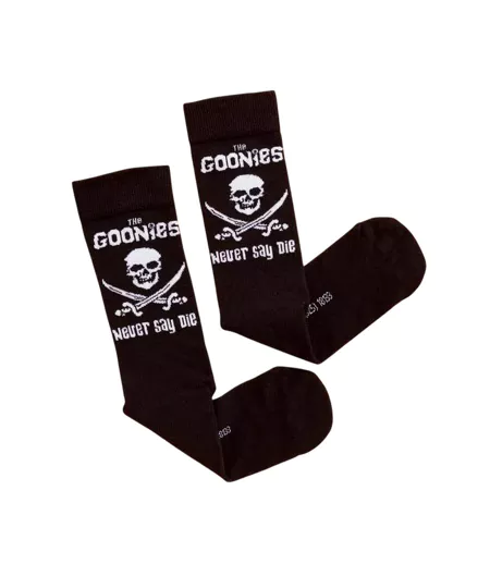Chaussettes Never Say Die Adulte Noir Charbon The Goonies