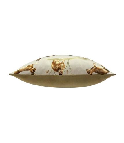 Evans Lichfield Country Hare Throw Pillow Cover (Taupe) (One Size)