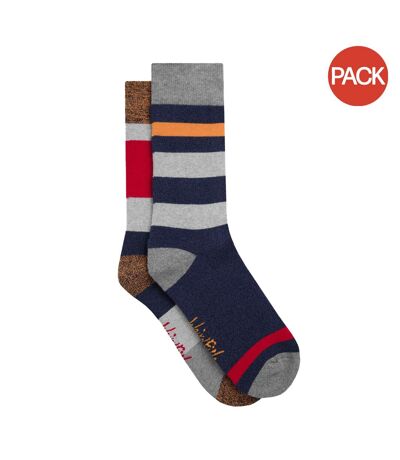 Chaussettes melville homme bleu foncé Weird Fish