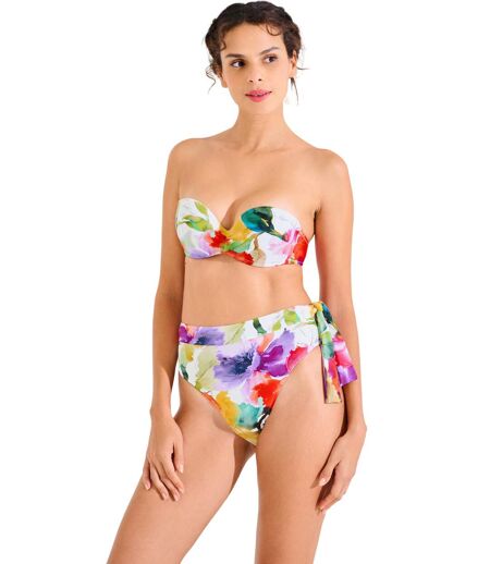Bas maillot slip de bain échancré taille haute ROMA Lisca