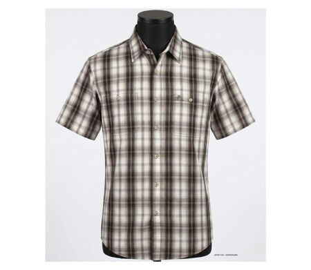 Chemisettes manches courtes Winchester TEDGTM grandes tailles jusqu'au 4XL en coton beige