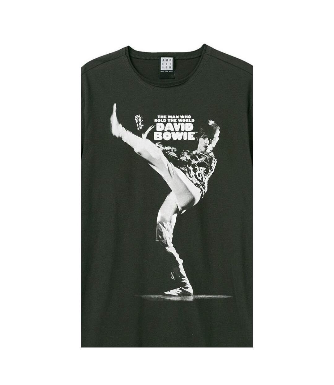 T-shirt The Man Who Sold The World Adulte Charbon Amplified-2