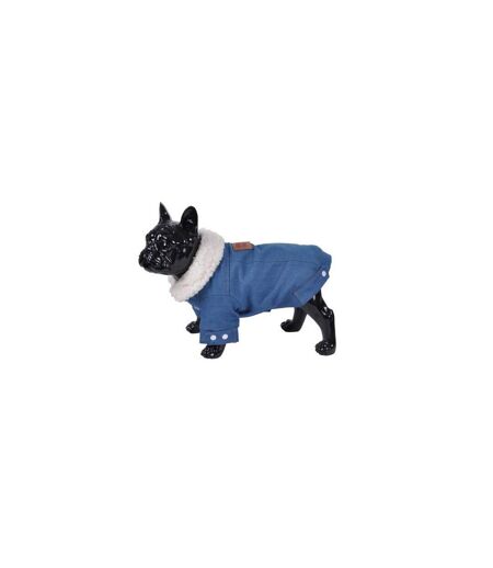 Vêtement pour Chien Veste en Jean 30cm Bleu