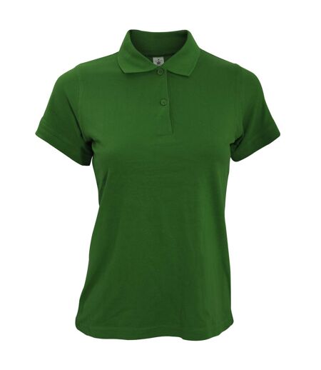 B&C Safran Pure Ladies Short Sleeve Polo Shirt (Bottle Green) - UTBC104