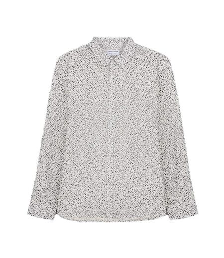 Chemise blanche/bleu homme teddy smith carton ml - s