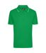 Polo Homme Vert Sombre Blanc James And Nicholson-1