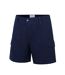 Short À Poches Motif/style Uni Femme Bleu Nuit SoulCal-4
