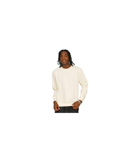 Mens Core Combed Cotton Regular Sweatshirt Ecru Casual Classics