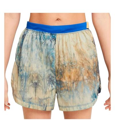 Short Vert/Bleu Femme Nike Repel - L