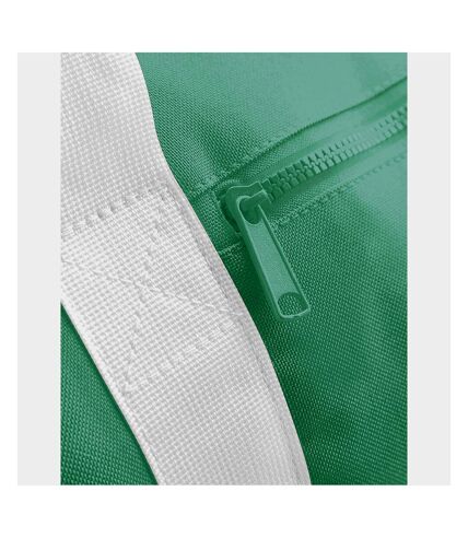 Bagbase Plain Varsity Barrel/Duffel Bag (20 Liters) (Mint Green/Off White) (One Size)