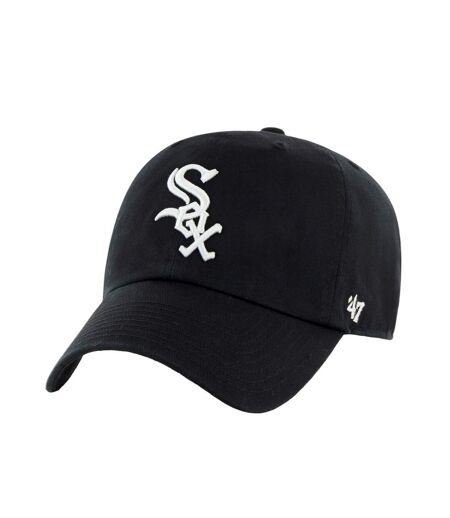 Chicago White Sox Clean Up 47 Baseball Cap (Black/White) - UTBS3928