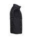 Tee Jays Mens Crossover Quilted Vest (Black)