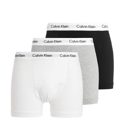 X3 boxers noir/blanc/gris homme calvin klein jeans trunk 3p - xs