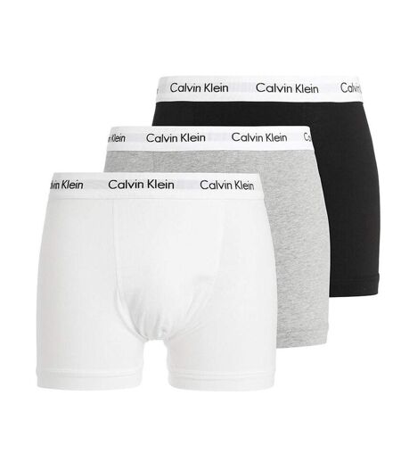 X3 boxers noir/blanc/gris homme calvin klein jeans trunk 3p - xs