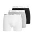 X3 boxers noir/blanc/gris homme calvin klein jeans trunk 3p - xs-1