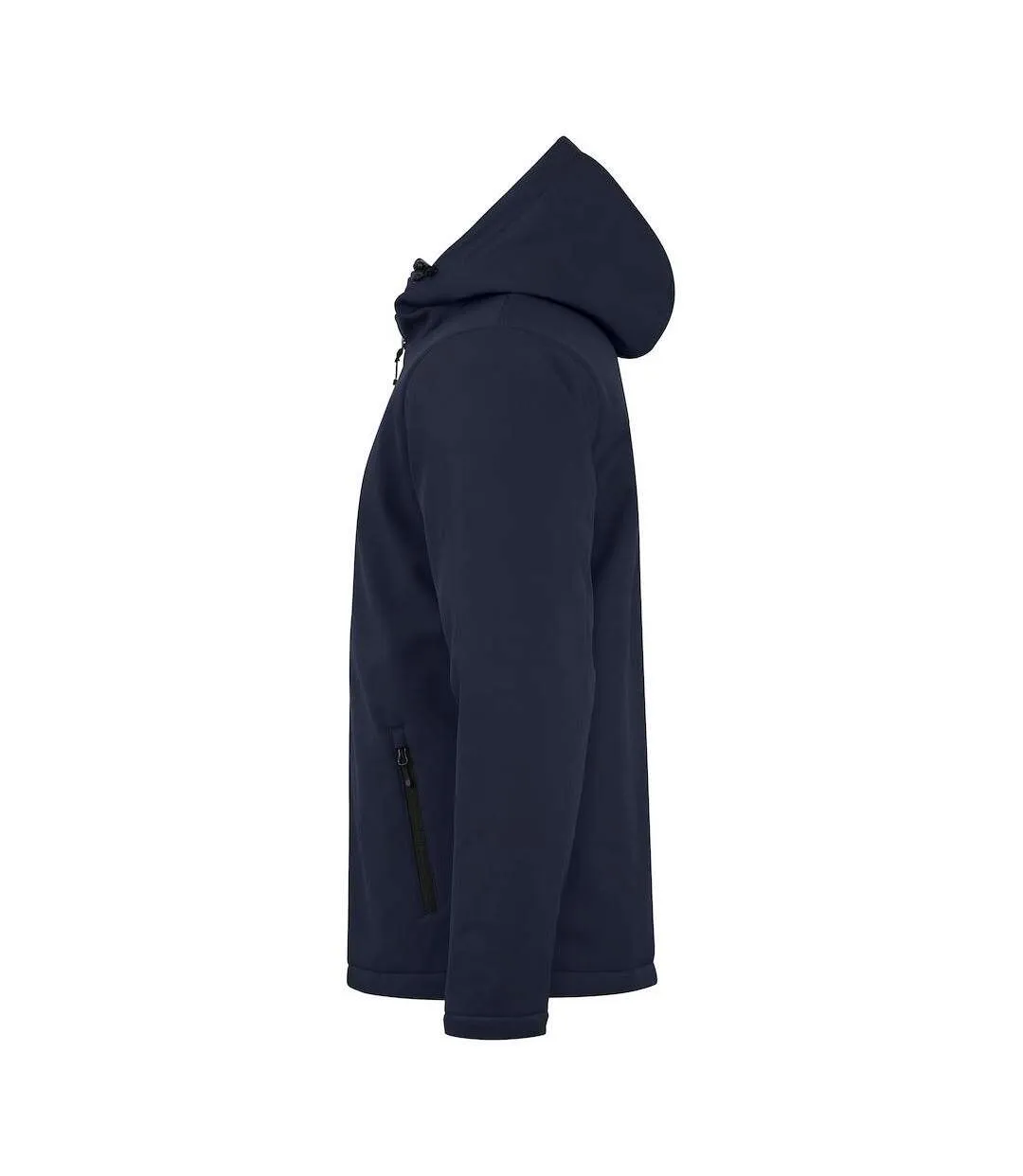 Mens Padded Soft Shell Jacket Dark Navy Clique-3