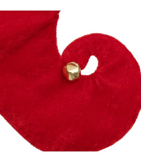 Botte de Lutin en Feutrine Grelot 42cm Rouge