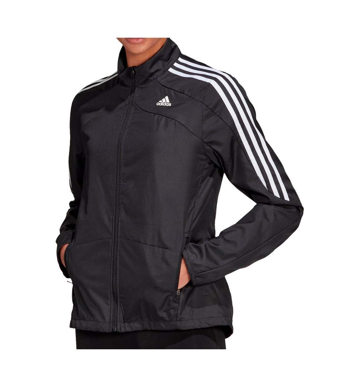 Veste de survêtement noir femme adidas marathon - xs-1
