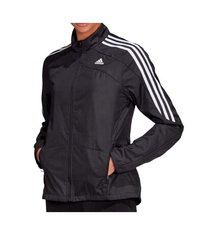 Veste de survêtement noir femme adidas marathon - xs
