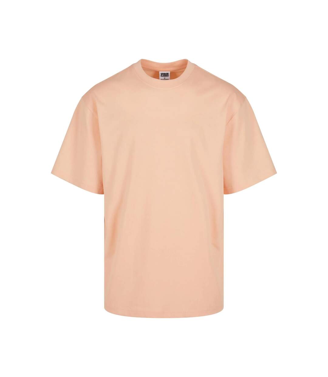 T-shirts Homme Orange Clair Blanc Urban Classics-2