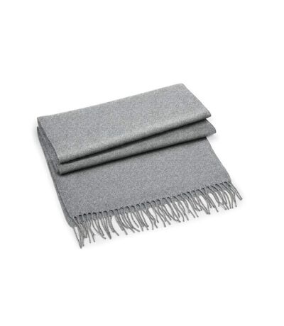 Unisex Adult Classic Woven Scarf One Size Heather Grey Beechfield