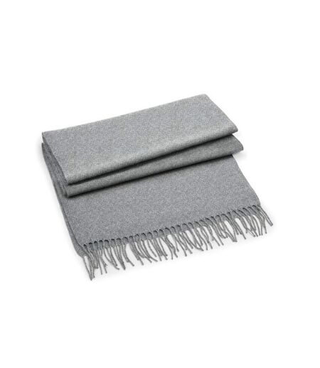 Unisex Adult Classic Woven Scarf One Size Heather Grey Beechfield