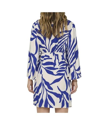 Robe écru/bleu femme jdy life 7/8