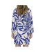 Robe écru/bleu femme jdy life 7/8-2