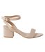 Womens/ladies Tommi Barely There Wide Medium Block Heel Sandals Blush Dorothy Perkins-2