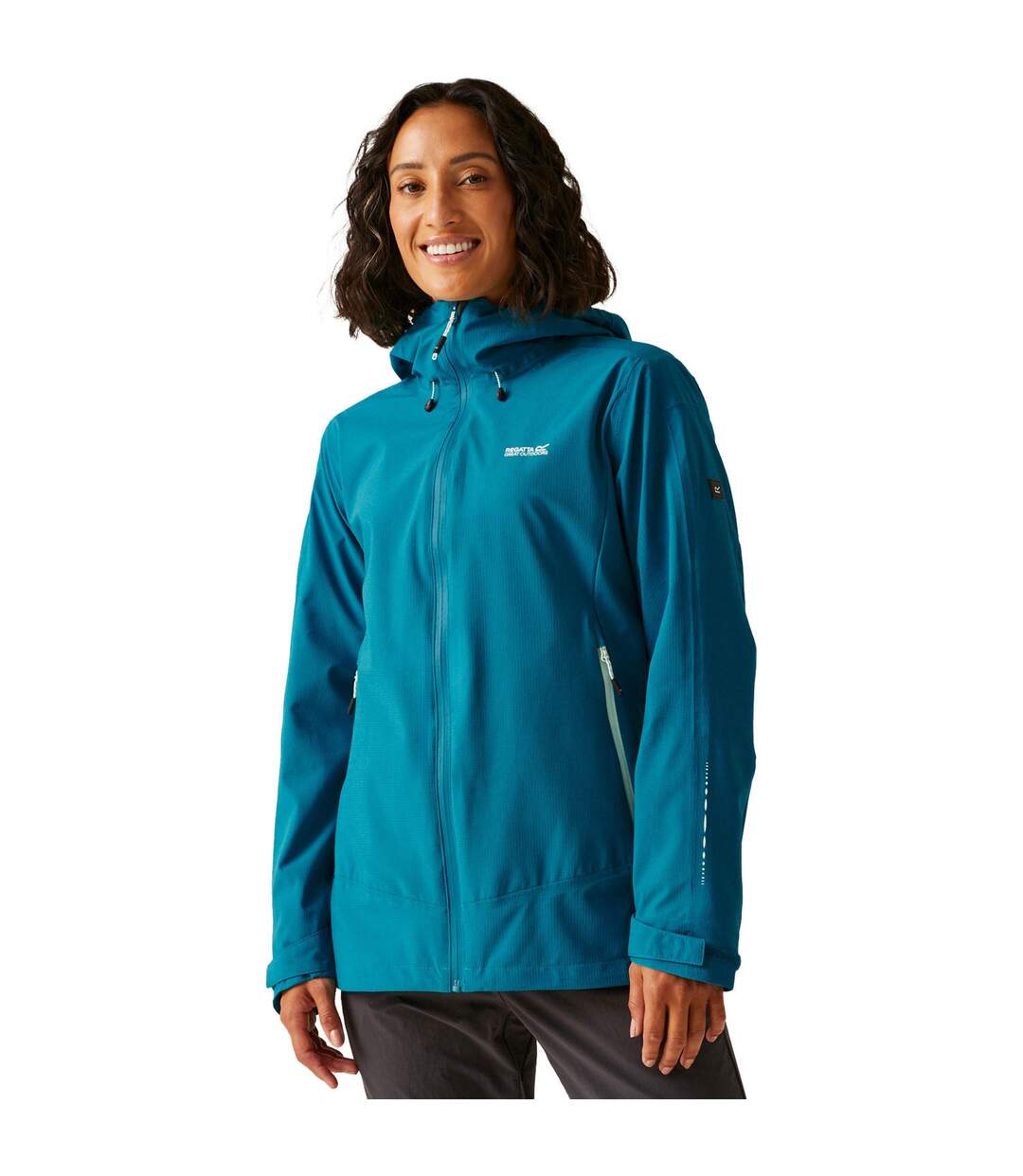 Veste Imperméable Okara Femme Bleu Bleu Clair Pastel Regatta-2