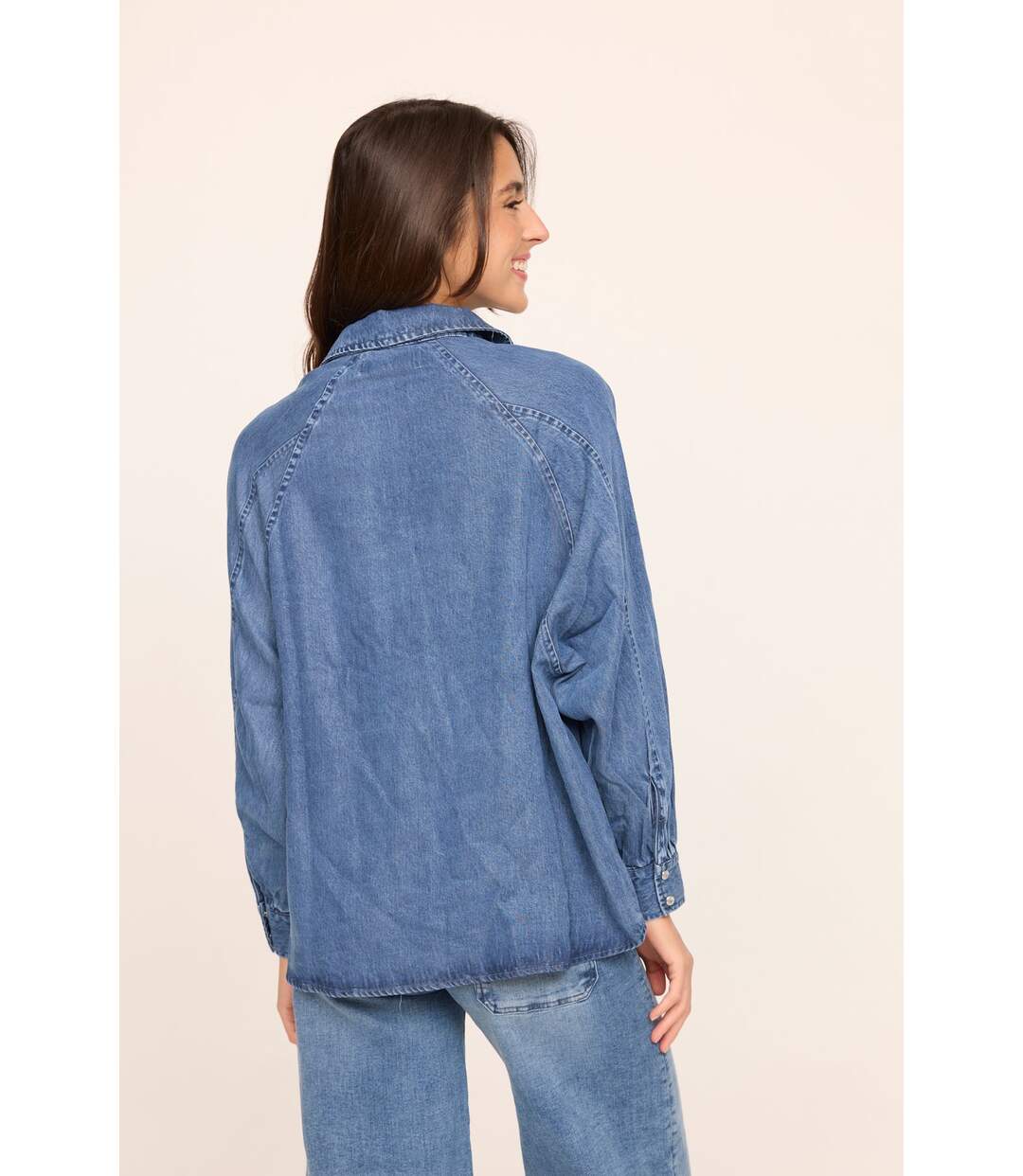 Chemise DULIA Medium Blue-4