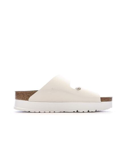 Sandales beige femme birkenstock arizona papflex